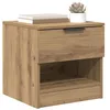 Image de vidaXL Armoire de lit 2 pc Chêne artisanal 40 x 39 x 40cm