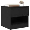 Image de vidaXL Armoire de lit 2 pc Chêne noir 40 x 39 x 40cm Bois d'ingénierie