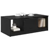 Image de vidaXL Table basse Chêne noir 102 x 50 x 36cm Bois d'ingénierie