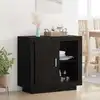 Image de vidaXL Buffet Chêne noir 80 x 40 x 75 cm Bois d'ingénierie