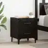 Image de vidaXL Armoire de lit Chêne noir 40 x 35 x 47,5 cm Bois d'ingénierie