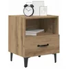 Image de vidaXL Cabinet de chevet 2 pc Chêne artisanal 40 x 35 x 47,5 cm