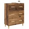 Image de vidaXL Dressoir Oudhout 69,5 x 34 x 90 cm Bewerkt hout