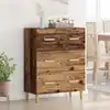 Image de vidaXL Buffet Bois ancien 69,5 x 34 x 90 cm Bois d'ingénierie