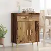 Image de vidaXL Buffet Bois ancien 34 x 69,5 x 89 cm Bois d'ingénierie
