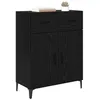 Image de vidaXL Buffet Chêne noir 69,5 x 34 x 90 cm Bois d'ingénierie