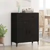 Image de vidaXL Buffet Chêne noir 69,5 x 34 x 90 cm Bois d'ingénierie
