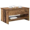 Image de vidaXL Salontafel Oud Hout 80 x 50,5 x 41,5 cm Bewerkt hout