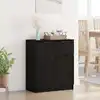 Image de vidaXL Buffet Chêne noir 60 x 30 x 70 cm Bois d'ingénierie