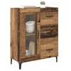 Image de vidaXL Buffet Bois Ancien 69,5 x 34 x 90 cm Bois d'ingénierie et fer