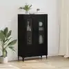 Image de vidaXL Haut Armoire Chêne noir 70 x 31 x 115 cm
