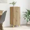 Image de vidaXL Buffet Chêne artisanal 34,5 x 34 x 90 cm Bois d'ingénierie