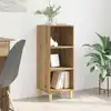 Image de vidaXL Buffet Chêne artisanal 34,5 x 32,5 x 90 cm Bois d'ingénierie