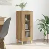 Image de vidaXL Buffet Chêne artisanal 34.5 x 32.5 x 90 cm Bois d'ingénierie