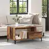 Image de vidaXL Table basse Bois Ancien 90 x 49 x 45 cm Bois d'ingénierie