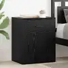 Image de vidaXL Cabinet de chevet Chêne noir 35 x 50 x 60 cm Bois d'ingénierie