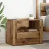 Image de vidaXL Cabinet de chevet Bois ancien 35 x 60 x 50 cm Bois d'ingénierie