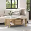 Image de vidaXL Table basse Chêne artisanal 90 x 50 x 26,5 cm Bois d'ingénierie