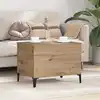 Image de vidaXL Table basse Chêne artisanal 60 x 44,5 x 45 cm Bois d'ingénierie