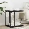 Image de vidaXL Table d'appoint Chêne noir 50 x 35 x 52 cm Bois d'ingénierie