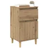 Image de vidaXL Cabinet de chevet 2 pièces Chêne artisanal 40 x 35 x 70 cm