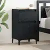 Image de vidaXL Cabinet de chevet Chêne noir 40 x 35 x 70 cm Bois d'ingénierie