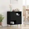 Image de vidaXL Buffet Chêne noir 35 x 60 x 70 cm Bois d'ingénierie