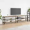 Image de vidaXL Meuble TV Chêne artisanal 200 x 30 x 50 cm