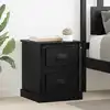 Image de vidaXL Cabinet de chevet Chêne noir 39 x 39 x 47.5 cm