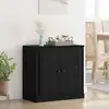 Image de vidaXL Buffet 70 x 35,5 x 67,5 cm Chêne noir Bois d'ingénierie