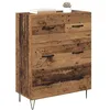 Image de vidaXL Buffet Bois Ancien 69,5 x 34 x 90 cm Bois d'ingénierie et fer