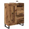 Image de vidaXL Dressoir Oud Hout 69,5 x 34 x 90 cm Geengineerd Hout en IJzer