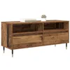 Image de vidaXL TV Kast Oud Hout 100 x 34,5 x 44,5 cm Geengineerd Hout en IJzer