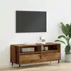 Image de vidaXL Meuble TV avec tiroir Bois Ancien 100 x 34,5 x 44,5 cm