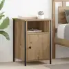 Image de vidaXL Cabinet de chevet Chêne artisanal 40 x 42 x 60 cm