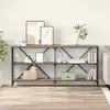 Image de vidaXL Table console avec étagère Chêne artisanal 160 x 30 x 75 cm
