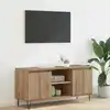 Image de vidaXL Meuble TV Chêne artisanal 104 x 35 x 50 cm Bois d'ingénierie
