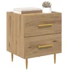Image de vidaXL Cabinet de chevet 2 pièces Chêne artisanal 40 x 35 x 47,5 cm
