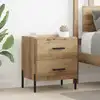 Image de vidaXL Cabinet de chevet avec tiroir Chêne artisanal 40 x 35 x 47,5 cm