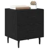 Image de vidaXL Cabinet de chevet 2 pc Chêne noir 40 x 35 x 47,5 cm