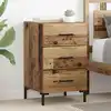 Image de vidaXL Cabinet de chevet Bois ancien 40 x 40 x 66 cm Bois d'ingénierie