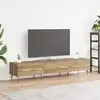 Image de vidaXL Meuble TV Chêne artisanal 150 x 36 x 30 cm Bois d'ingénierie
