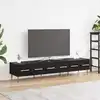 Image de vidaXL Meuble TV Chêne noir 150 x 36 x 30 cm Bois d'ingénierie