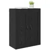 Image de vidaXL Meuble mural Chêne noir 69,5 x 34 x 90 cm Bois d'ingénierie