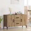 Image de vidaXL Buffet Chêne artisanal 100 x 36 x 60 cm Bois d'ingénierie