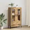 Image de vidaXL Haut Armoire CORONA Chêne artisanal 69,5 x 31 x 115 cm