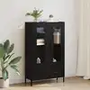 Image de vidaXL Haut Armoire CORONA Chêne noir 69,5 x 31 x 115 cm