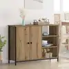 Image de vidaXL Buffet Chêne artisanal 100 x 33 x 75 cm Bois d'ingénierie