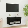 Image de vidaXL Ensemble meuble TV Chêne noir 60 x 30 x 30 cm Bois d'ingénierie