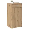 Image de vidaXL Dressoir artisanaal eikenkleurig 45 x 42,5 x 93 cm Bewerkt hout